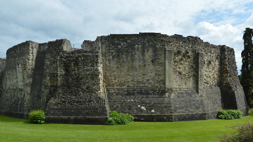 The stone keep at Farnham Castle in Surrey